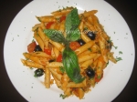 Penne Arrabiata- Pasta in tomato sauce