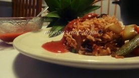 Asian Plum Sauce Stir Fried Rice